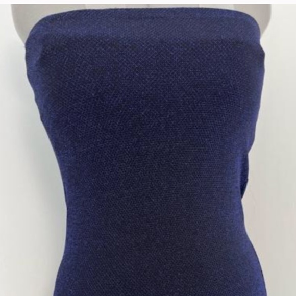 SJ Style Blue Sapphire Metallic Body Con Dress Size S - Picture 1 of 3